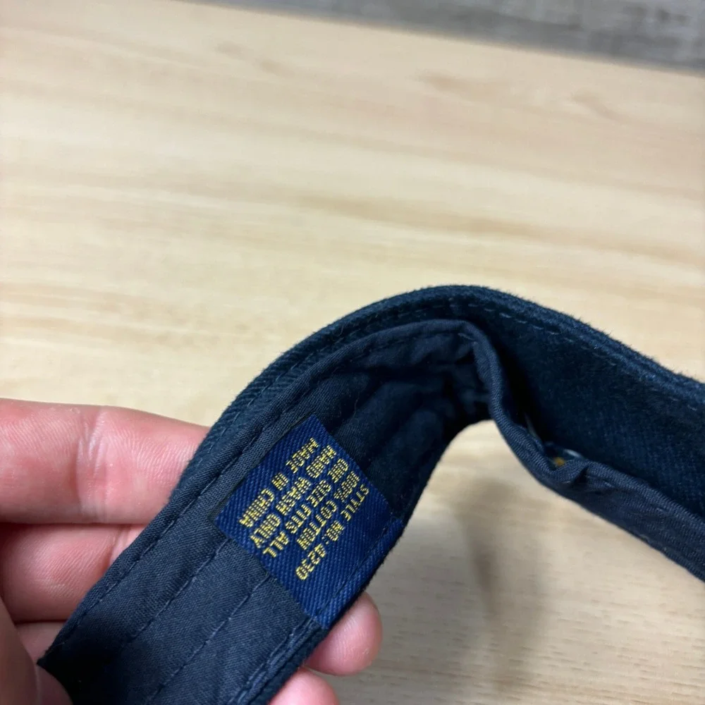 Kettering University Hat Visor Mens Blue Yellow‎ One Size Adjustable